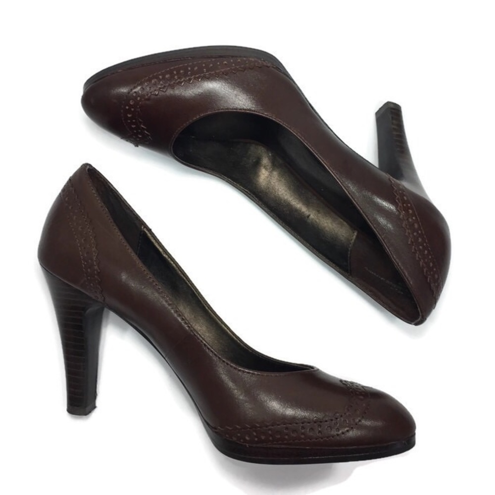 Worthington Brown Heels Pumps 6